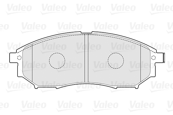 Diskinių stabdžių trinkelių rinkinys VALEO 301337