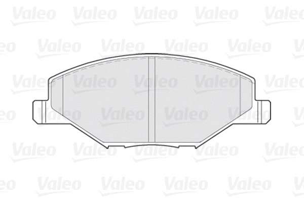 Diskinių stabdžių trinkelių rinkinys VALEO 301354