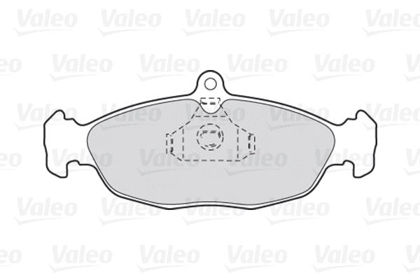 Diskinių stabdžių trinkelių rinkinys VALEO 301356
