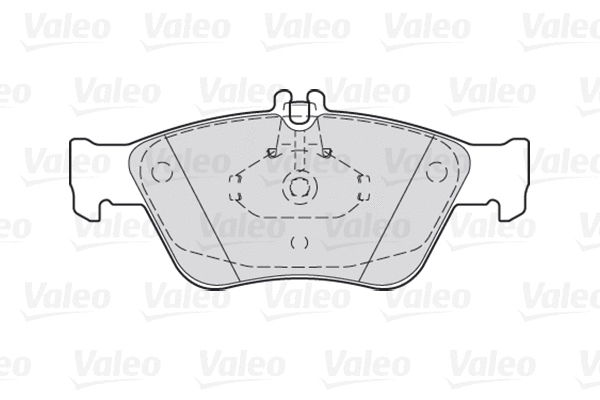 Diskinių stabdžių trinkelių rinkinys VALEO 301357