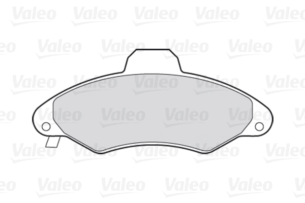 Diskinių stabdžių trinkelių rinkinys VALEO 301399