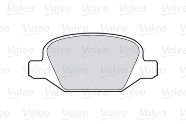 Diskinių stabdžių trinkelių rinkinys VALEO 301407
