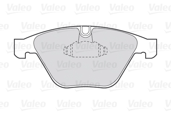 Diskinių stabdžių trinkelių rinkinys VALEO 301410