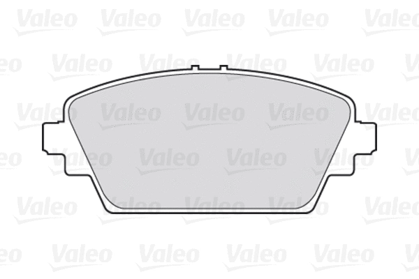Diskinių stabdžių trinkelių rinkinys VALEO 301436