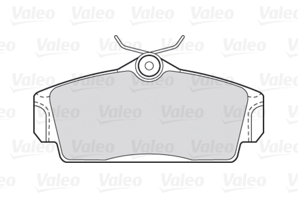 Diskinių stabdžių trinkelių rinkinys VALEO 301450