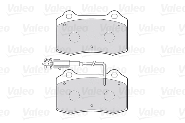 Diskinių stabdžių trinkelių rinkinys VALEO 301466