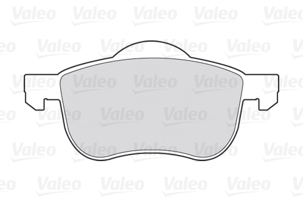 Diskinių stabdžių trinkelių rinkinys VALEO 301479