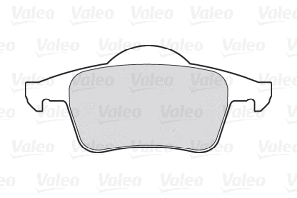 Diskinių stabdžių trinkelių rinkinys VALEO 301480