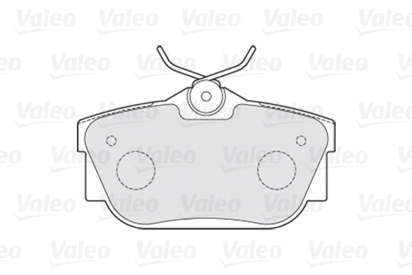 Diskinių stabdžių trinkelių rinkinys VALEO 301482