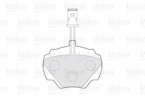 Diskinių stabdžių trinkelių rinkinys VALEO 301497