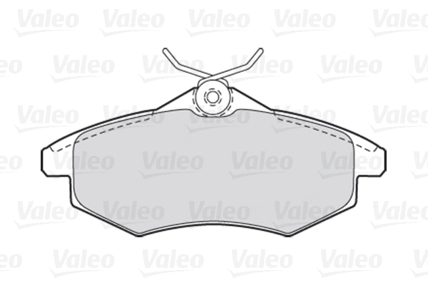 Diskinių stabdžių trinkelių rinkinys VALEO 301500
