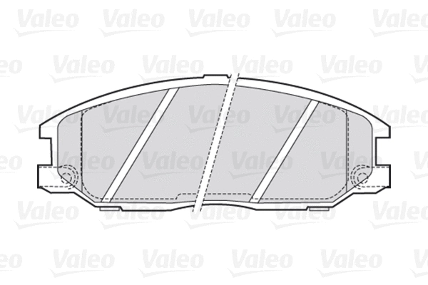 Diskinių stabdžių trinkelių rinkinys VALEO 301505