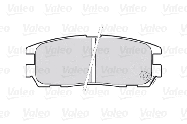 Diskinių stabdžių trinkelių rinkinys VALEO 301507