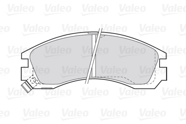 Diskinių stabdžių trinkelių rinkinys VALEO 301517