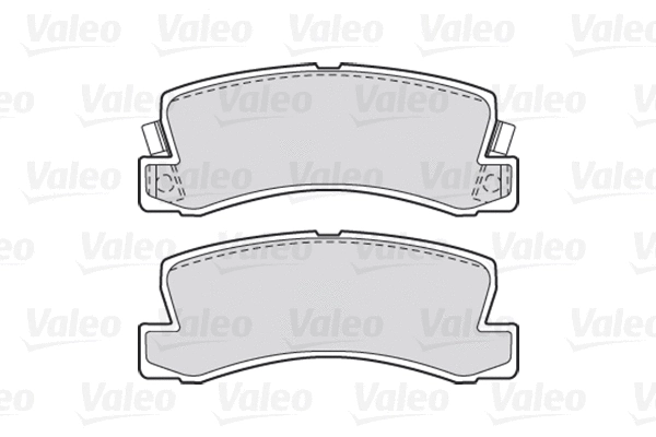 Diskinių stabdžių trinkelių rinkinys VALEO 301540