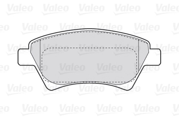 Diskinių stabdžių trinkelių rinkinys VALEO 301558