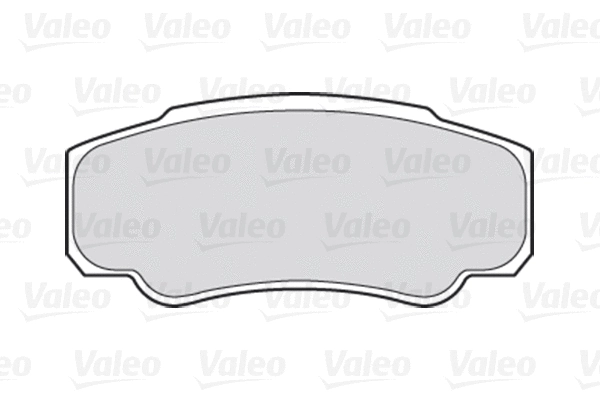 Diskinių stabdžių trinkelių rinkinys VALEO 301570
