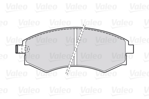 Diskinių stabdžių trinkelių rinkinys VALEO 301574