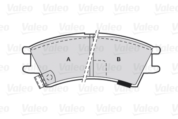Diskinių stabdžių trinkelių rinkinys VALEO 301575