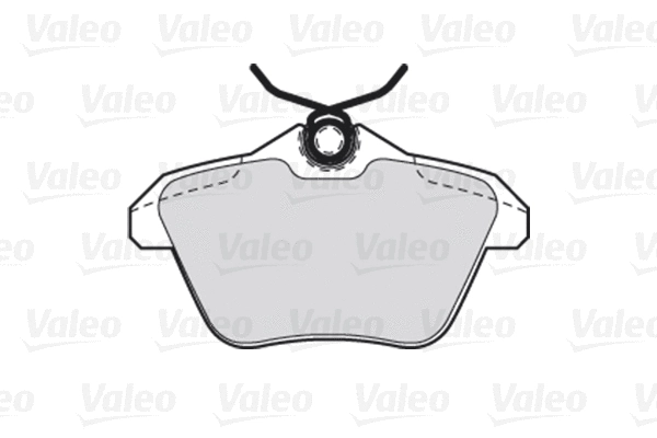 Diskinių stabdžių trinkelių rinkinys VALEO 301581