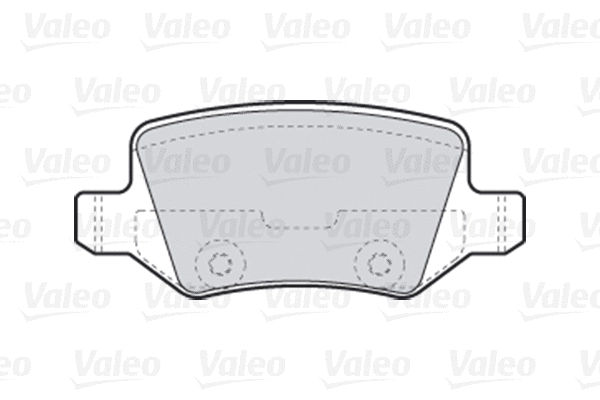 Diskinių stabdžių trinkelių rinkinys VALEO 301583