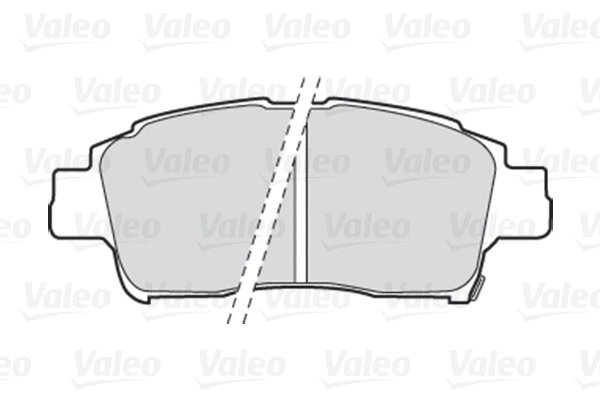Diskinių stabdžių trinkelių rinkinys VALEO 301606