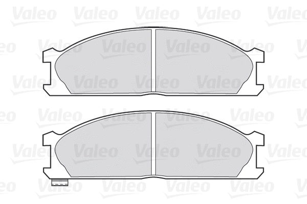 Diskinių stabdžių trinkelių rinkinys VALEO 301618