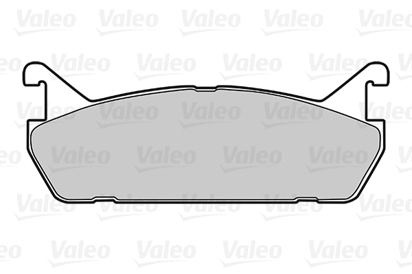 Diskinių stabdžių trinkelių rinkinys VALEO 301624