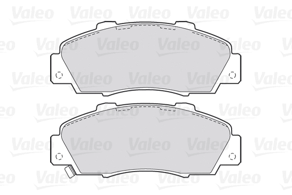 Diskinių stabdžių trinkelių rinkinys VALEO 301627
