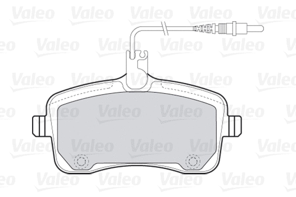 Diskinių stabdžių trinkelių rinkinys VALEO 301662