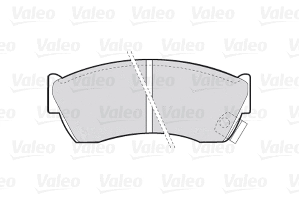 Diskinių stabdžių trinkelių rinkinys VALEO 301666