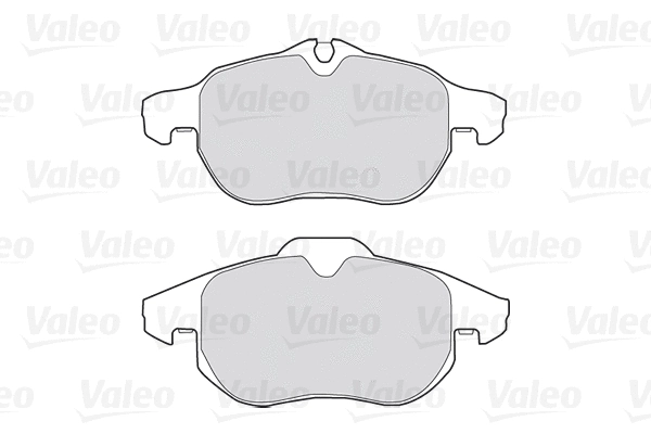 Diskinių stabdžių trinkelių rinkinys VALEO 301678