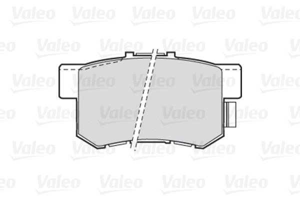 Diskinių stabdžių trinkelių rinkinys VALEO 301682