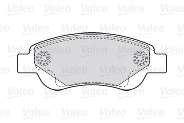 Diskinių stabdžių trinkelių rinkinys VALEO 301718