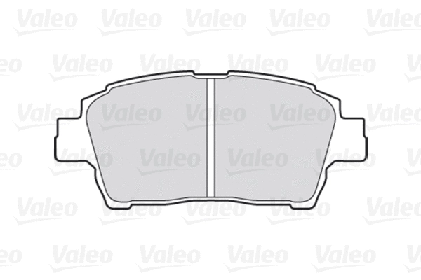 Diskinių stabdžių trinkelių rinkinys VALEO 301737
