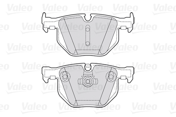 Diskinių stabdžių trinkelių rinkinys VALEO 301754