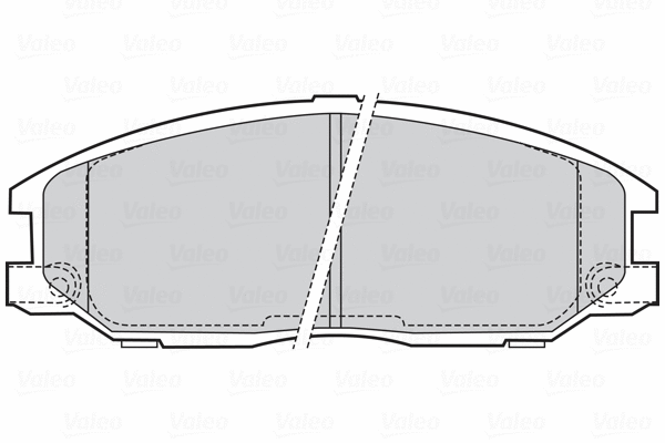 Diskinių stabdžių trinkelių rinkinys VALEO 301759