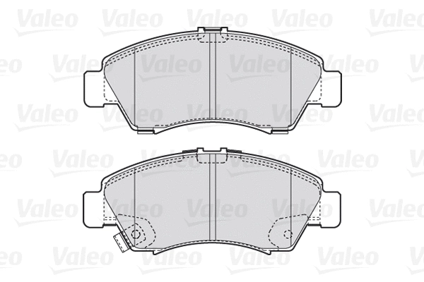 Diskinių stabdžių trinkelių rinkinys VALEO 301760