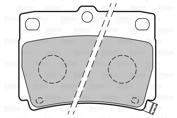 Diskinių stabdžių trinkelių rinkinys VALEO 301778