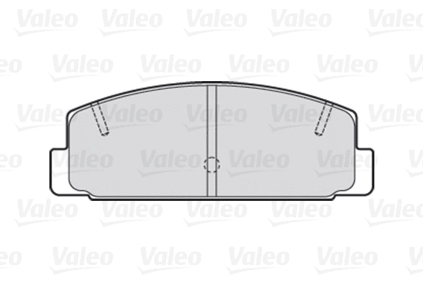 Diskinių stabdžių trinkelių rinkinys VALEO 301780