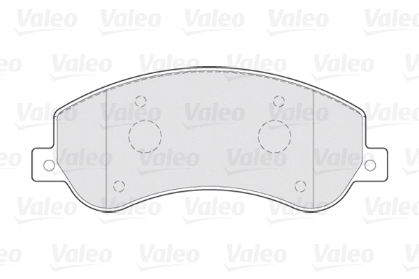 Diskinių stabdžių trinkelių rinkinys VALEO 301816