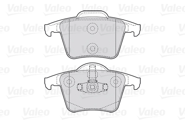 Diskinių stabdžių trinkelių rinkinys VALEO 301829