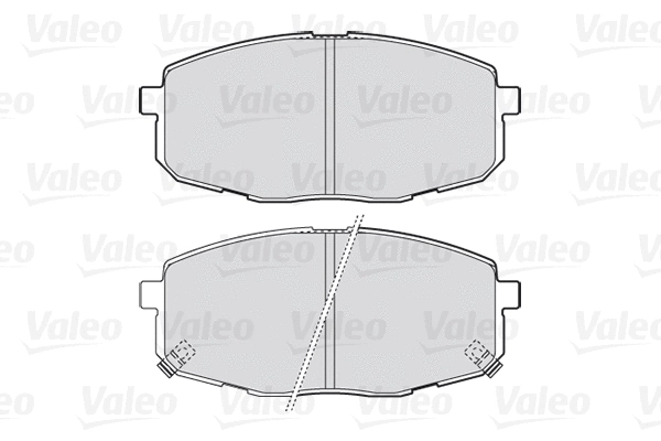 Diskinių stabdžių trinkelių rinkinys VALEO 301842