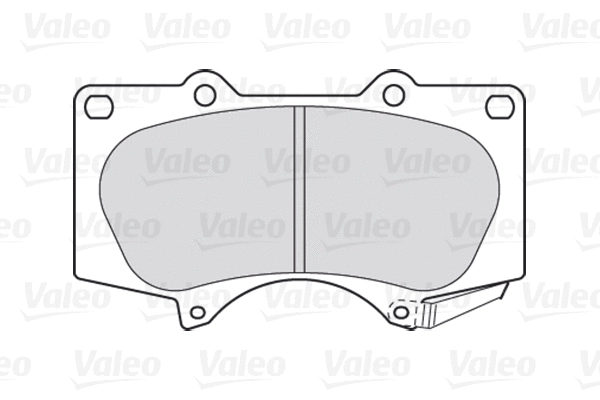 Diskinių stabdžių trinkelių rinkinys VALEO 301857