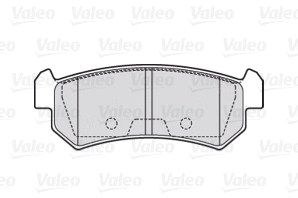 Diskinių stabdžių trinkelių rinkinys VALEO 301874