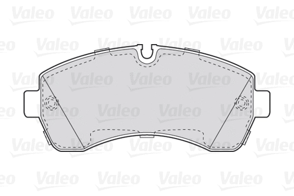 Diskinių stabdžių trinkelių rinkinys VALEO 301881