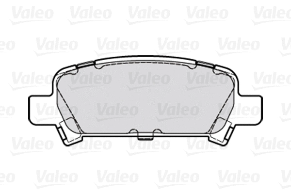 Diskinių stabdžių trinkelių rinkinys VALEO 301895