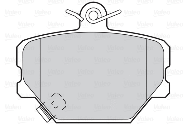 Diskinių stabdžių trinkelių rinkinys VALEO 302015