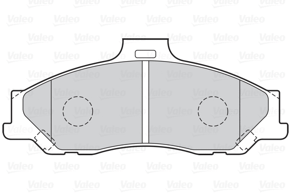 Diskinių stabdžių trinkelių rinkinys VALEO 302060