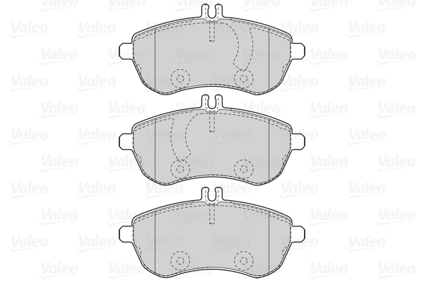 Diskinių stabdžių trinkelių rinkinys VALEO 302088